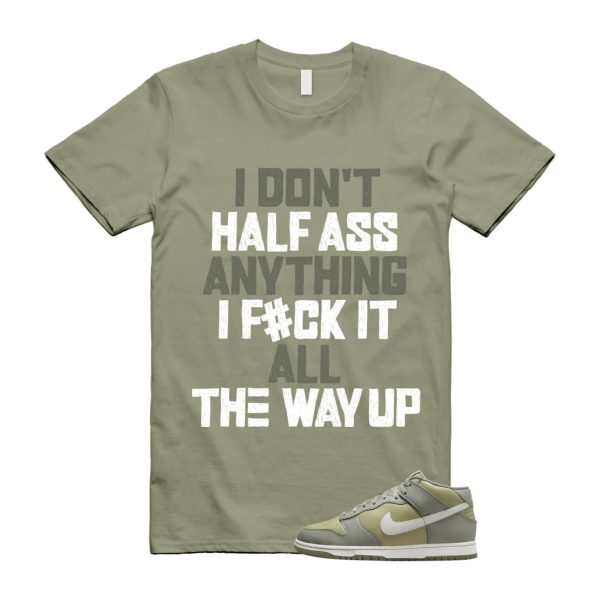 Dunk Dark Stucco Neutral Olive Light Bone Mid T Shirt Match HALF ,FJ4194-001 Jezsport.com