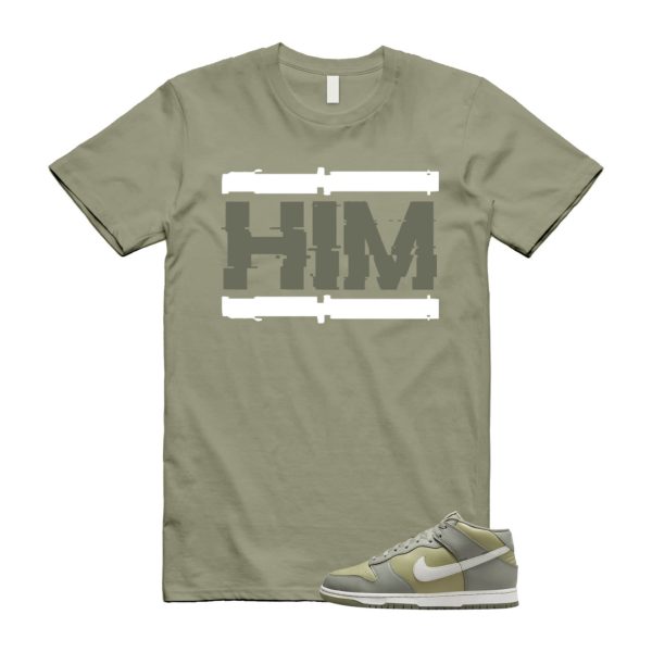 Dunk Dark Stucco Neutral Olive Light Bone Mid T Shirt Match HIM ,FJ4194-001 Jezsport.com