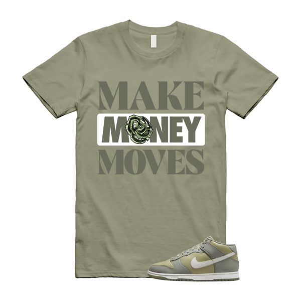 Dunk Dark Stucco Neutral Olive Light Bone Mid T Shirt Match MOVES ,FJ4194-001 Jezsport.com