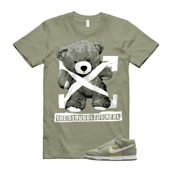 Dunk Dark Stucco Neutral Olive Light Bone Mid T Shirt Match STRUG ,FJ4194-001 Jezsport.com