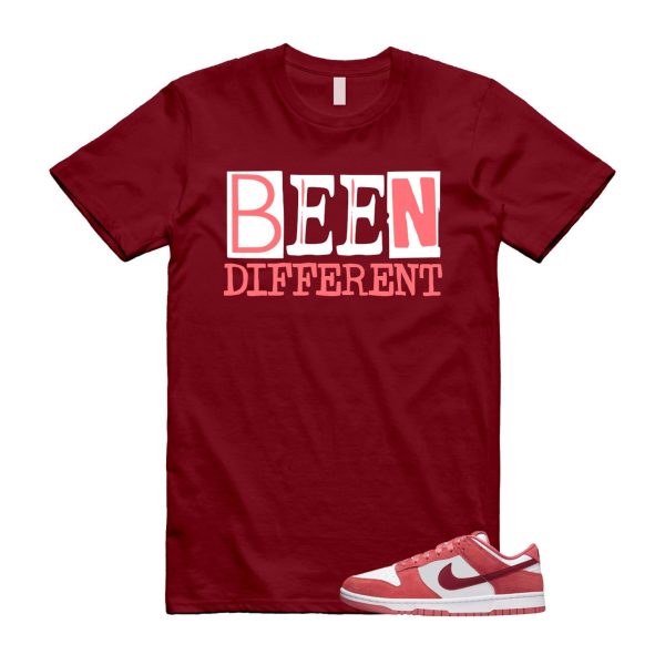 Dunk Valentine's Day Low Team Red Adobe Dragon White T Shirt Match BEEN ,FQ7056-100 Jezsport.com