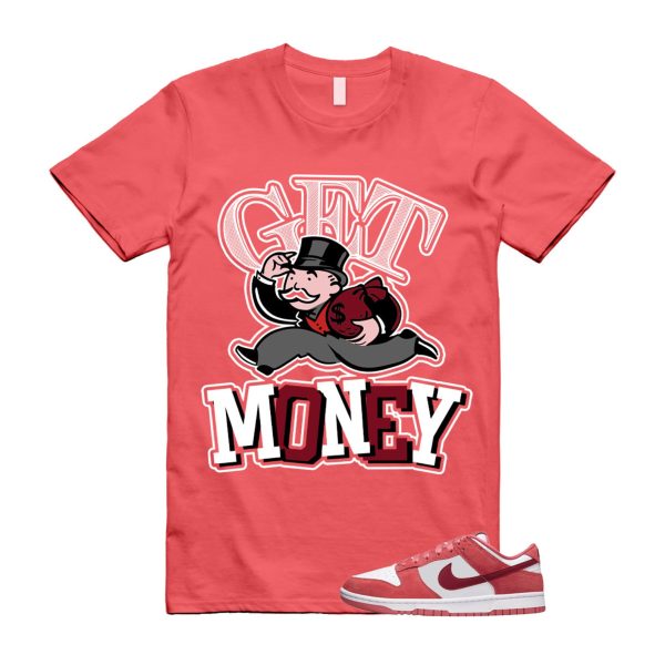 Dunk Valentine's Day Low Team Red Adobe Dragon White T Shirt Match GM ,FQ7056-100 Jezsport.com