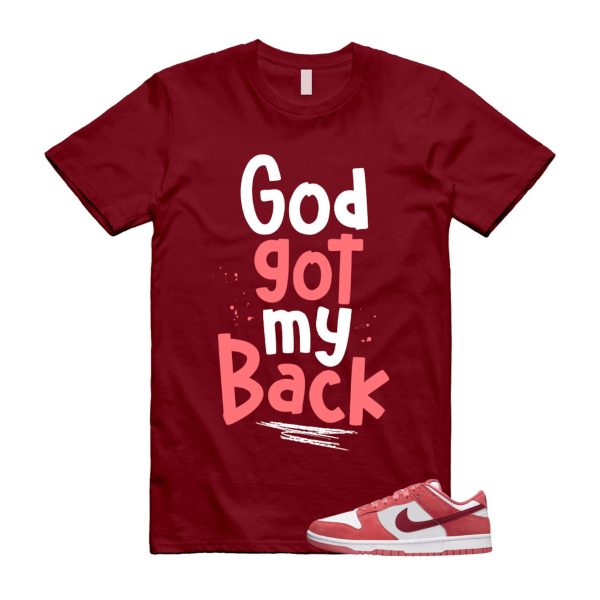 Dunk Valentine's Day Low Team Red Adobe Dragon White T Shirt Match GOD ,FQ7056-100 Jezsport.com