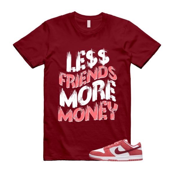 Dunk Valentine's Day Low Team Red Adobe Dragon White T Shirt Match LF ,FQ7056-100 Jezsport.com