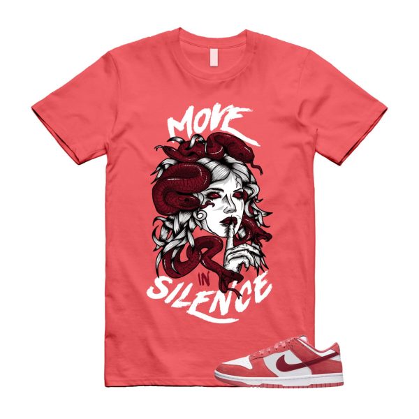 Dunk Valentine's Day Low Team Red Adobe Dragon White T Shirt Match MIS ,FQ7056-100 Jezsport.com