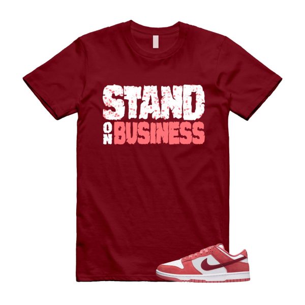 Dunk Valentine's Day Low Team Red Adobe Dragon White T Shirt Match SOB ,FQ7056-100 Jezsport.com