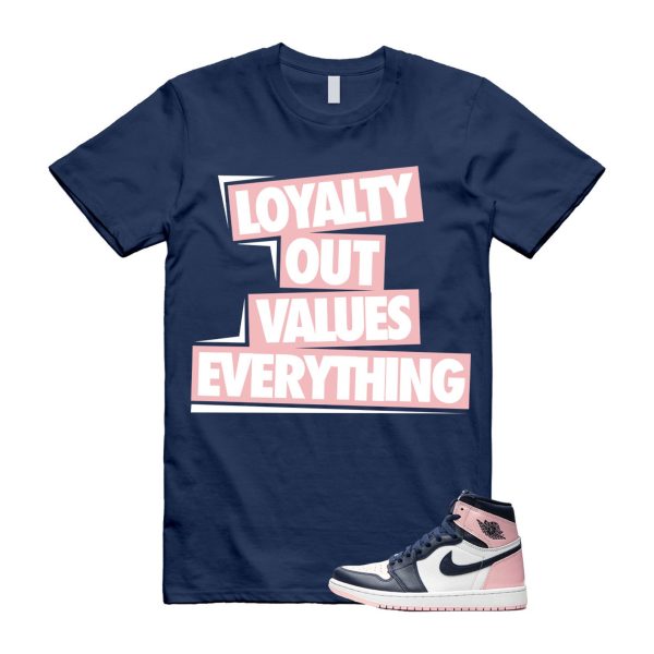 Atmosphere 1 Laser Pink White Obsidian Retro High OG Navy Blue T Shirt Match LOVE ,DD9335-641 Jezsport.com