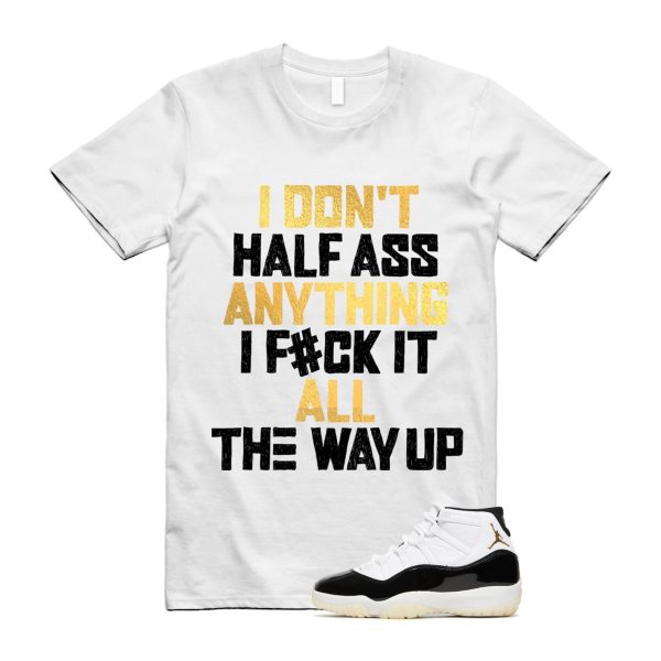 Metallic Gold DMP Defining Moments 11 Gratitude T Shirt Match HALF Jezsport.com