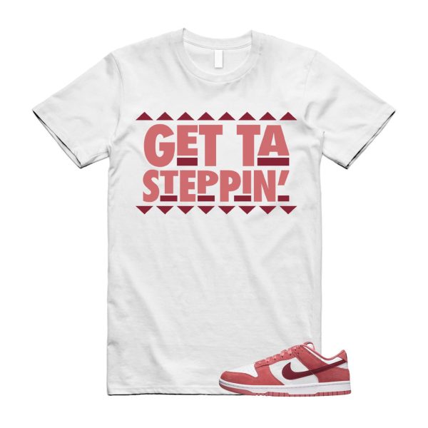 Dunk Valentine's Day Low Team Red Adobe Dragon White T Shirt Match GET ,FQ7056-100 Jezsport.com