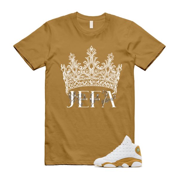 Wheat 13 AJ13 White T Shirt Match JEFA Jezsport.com