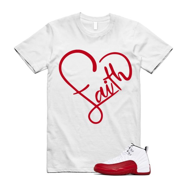 Cherry 12 Varsity Red White T Shirt Match FAITH ,CT8013-116 Jezsport.com