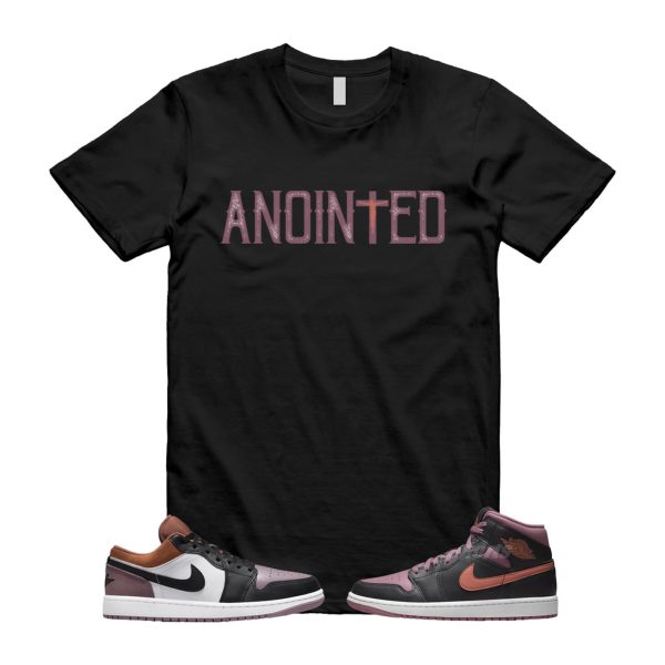 Sky J Mauve 1 Low SE Orange White Black T Shirt Match ANOINTED Jezsport.com