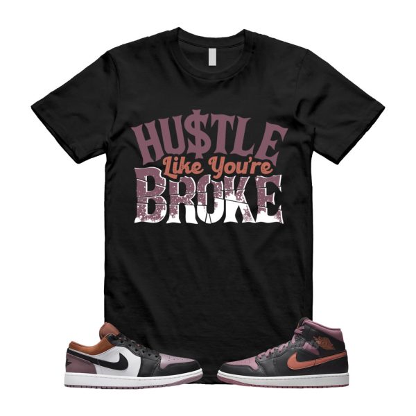 Sky J Mauve 1 Low SE Orange White Black T Shirt Match BROKE Jezsport.com