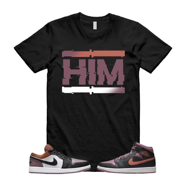 Sky J Mauve 1 Low SE Orange White Black T Shirt Match HIM Jezsport.com