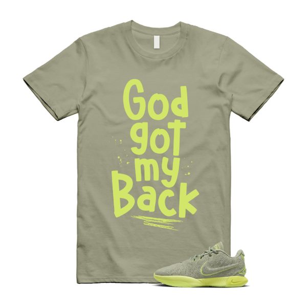 Algae 21 Lebron Oil Green Vapor Sanddrift Light Silver Metallic Pewter T Shirt Match GOD ,FV2346-302 Jezsport.com