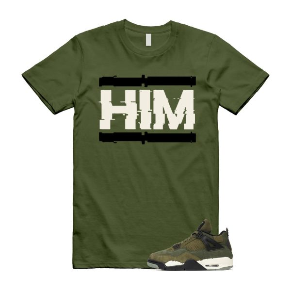 4 Olive Craft Medium SE Pale Vanilla Khaki Black Sail T Shirt Match HIM ,FB9927-200 Jezsport.com