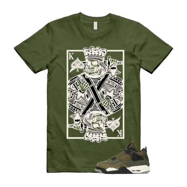 4 Olive Craft Medium SE Pale Vanilla Khaki Black Sail T Shirt Match KC ,FB9927-200 Jezsport.com