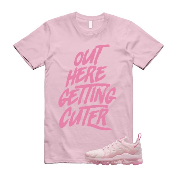 VaporMax Pink Foam Playful Air Plus T Shirt Match CUTER ,FZ3614-686 Jezsport.com