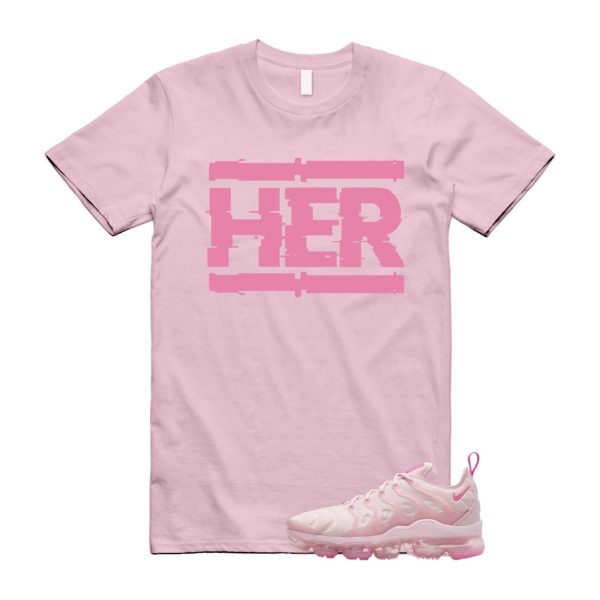 VaporMax Pink Foam Playful Air Plus T Shirt Match HER ,FZ3614-686 Jezsport.com