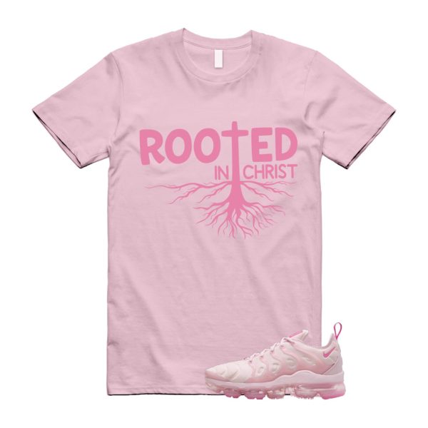 VaporMax Pink Foam Playful Air Plus T Shirt Match ROOTED ,FZ3614-686 Jezsport.com