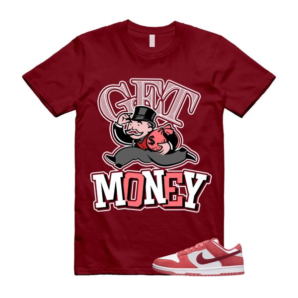 Dunk Valentine's Day Low Team Red Adobe Dragon White T Shirt Match GM ,FQ7056-100 Jezsport.com