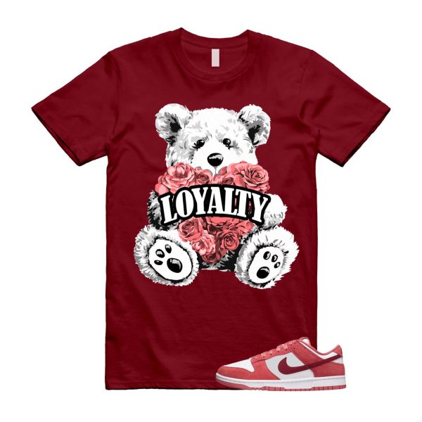 Dunk Valentine's Day Low Team Red Adobe Dragon White T Shirt Match LYLTY ,FQ7056-100 Jezsport.com