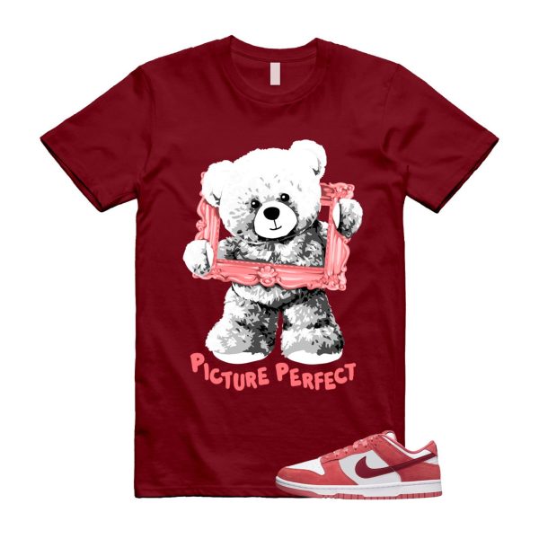 Dunk Valentine's Day Low Team Red Adobe Dragon White T Shirt Match PIC ,FQ7056-100 Jezsport.com