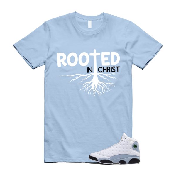 13 Blue Grey White Black Yellow Ochre Retro T Shirt Match ROOTED ,DJ3003-170 Jezsport.com