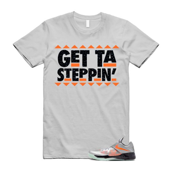 KD 4 Galaxy Metallic Silver Total Orange Dark Grey Black T Shirt Match GET ,FD2635-001 Jezsport.com