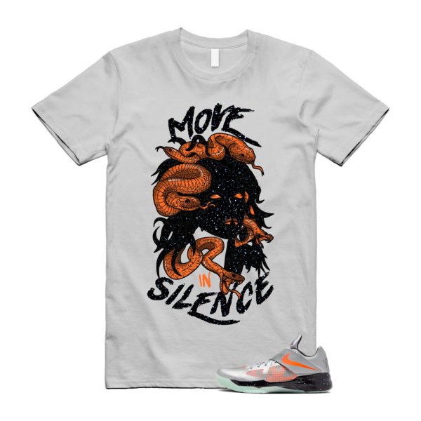 KD 4 Galaxy Metallic Silver Total Orange Dark Grey Black T Shirt Match MIS ,FD2635-001 Jezsport.com