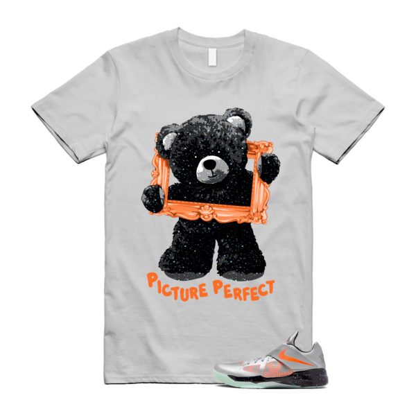 KD 4 Galaxy Metallic Silver Total Orange Dark Grey Black T Shirt Match PIC ,FD2635-001 Jezsport.com