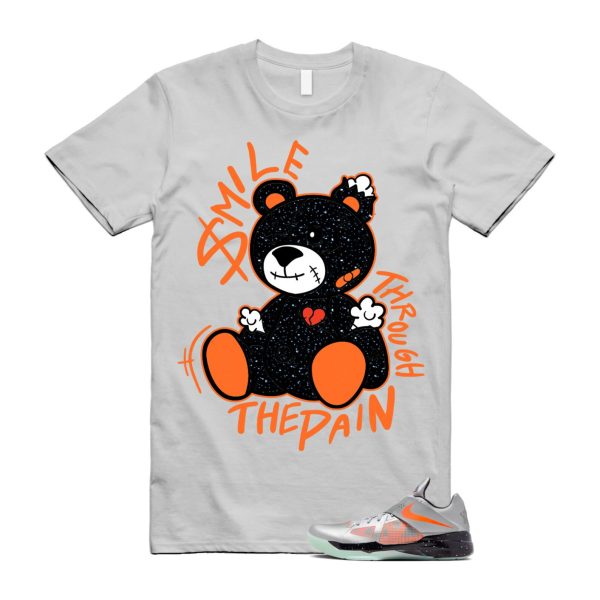 KD 4 Galaxy Metallic Silver Total Orange Dark Grey Black T Shirt Match SM2 ,FD2635-001 Jezsport.com