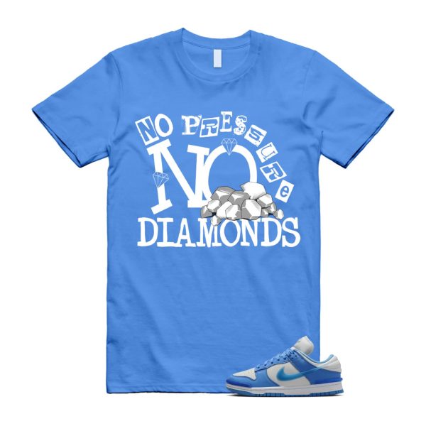 Dunk Twist University Blue UNC Photon Dust White Low T Shirt Match DIAMOND ,DZ2794-002 Jezsport.com