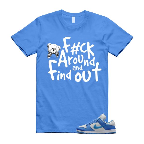 Dunk Twist University Blue UNC Photon Dust White Low T Shirt Match FCK ,DZ2794-002 Jezsport.com