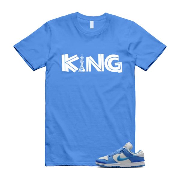 Dunk Twist University Blue UNC Photon Dust White Low T Shirt Match KING ,DZ2794-002 Jezsport.com