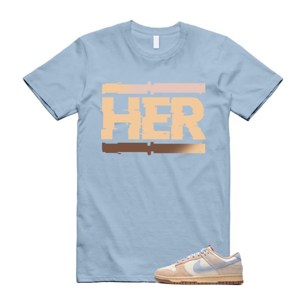 Dunk Sanddrift Light Armory Blue Low Coconut Milk Hemp Sesame Gum Medium Brown T Shirt Match HER ,HF0106-100 Jezsport.com