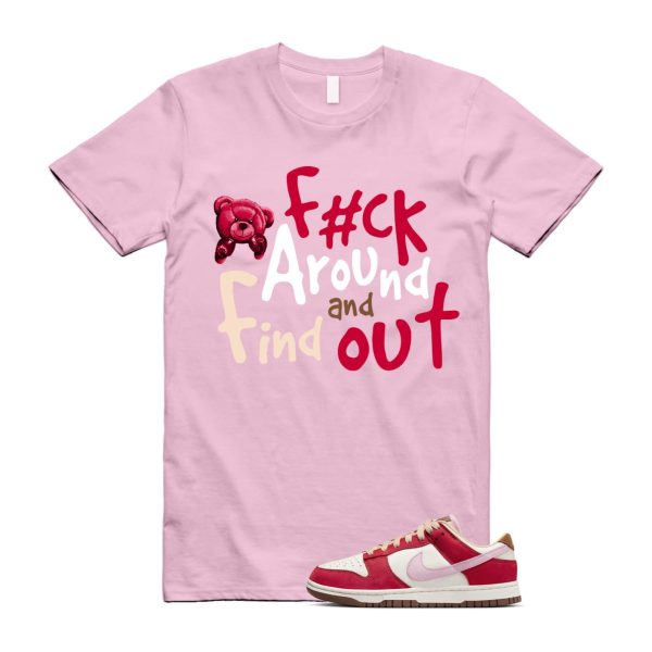 Dunk Bacon Low PRM Sport Red Sheen Sail Medium Brown White T Shirt Match FCK Jezsport.com