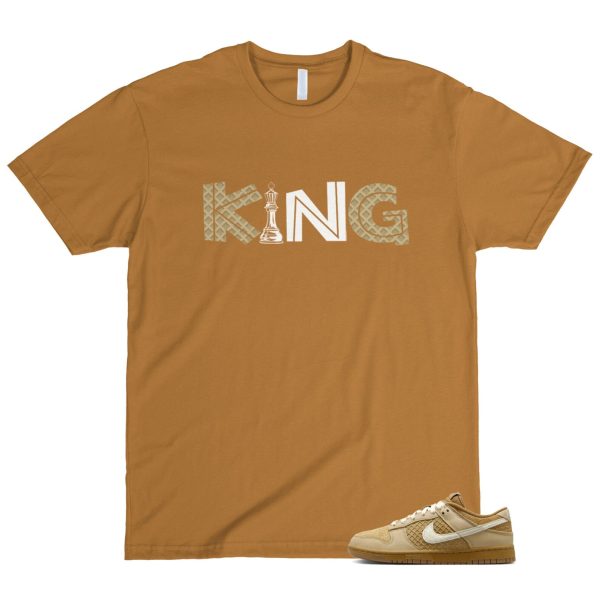 Dunk Waffle Wheat Coconut Milk Sesame Black Total Orange Low T Shirt Match KING ,FZ4041-744 Jezsport.com