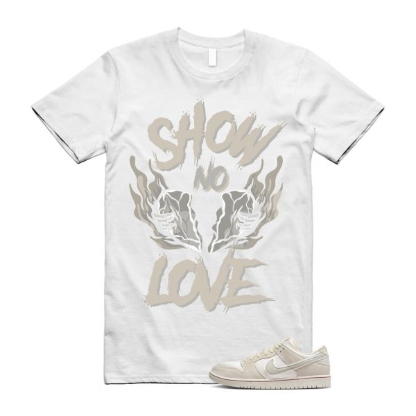 Dunk City Of Love Light Bone Low SB Coconut Milk Phantom University Red Sail T Shirt Match NO LOVE ,FZ5654-100 Jezsport.com