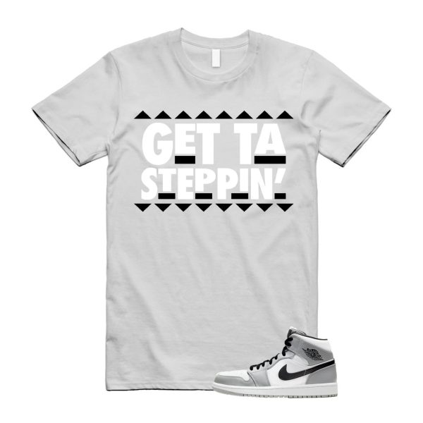 Light Smoke Grey 1 Mid Black White T Shirt Match GET Jezsport.com