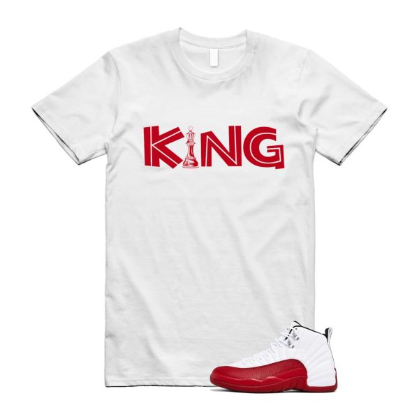 Cherry 12 Varsity Red White T Shirt Match KING ,CT8013-116 Jezsport.com