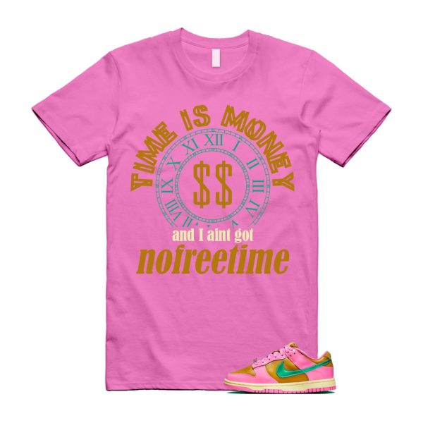 Dunk Parris Goebel Playful Pink Multi Color Bronzine Clear Jade Luminous Green Low QS T Shirt Match FREE TIME ,FN2721-600 Jezsport.com