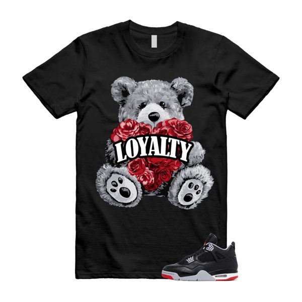 4 Bred Reimagined Black Cement Grey Varsity Red Summit White Retro T Shirt Match LYLTY ,FV5029-006 Jezsport.com