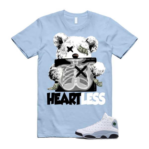 13 Blue Grey White Black Yellow Ochre Retro T Shirt Match HEART ,DJ3003-170 Jezsport.com