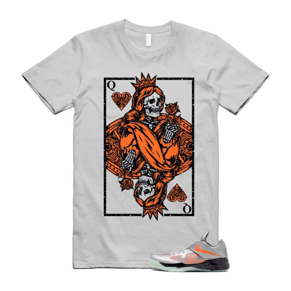 KD 4 Galaxy Metallic Silver Total Orange Dark Grey Black T Shirt Match QC ,FD2635-001 Jezsport.com