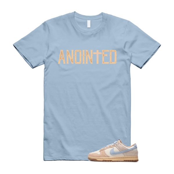 Dunk Sanddrift Light Armory Blue Low Coconut Milk Hemp Sesame Gum Medium Brown T Shirt Match ANOINTED ,HF0106-100 Jezsport.com