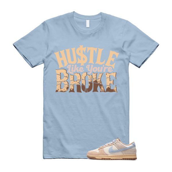 Dunk Sanddrift Light Armory Blue Low Coconut Milk Hemp Sesame Gum Medium Brown T Shirt Match BROKE ,HF0106-100 Jezsport.com