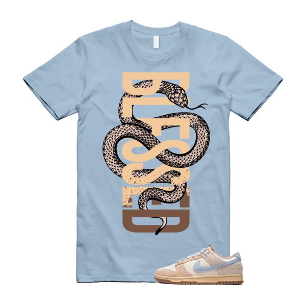 Dunk Sanddrift Light Armory Blue Low Coconut Milk Hemp Sesame Gum Medium Brown T Shirt Match SNAKEBLS ,HF0106-100 Jezsport.com