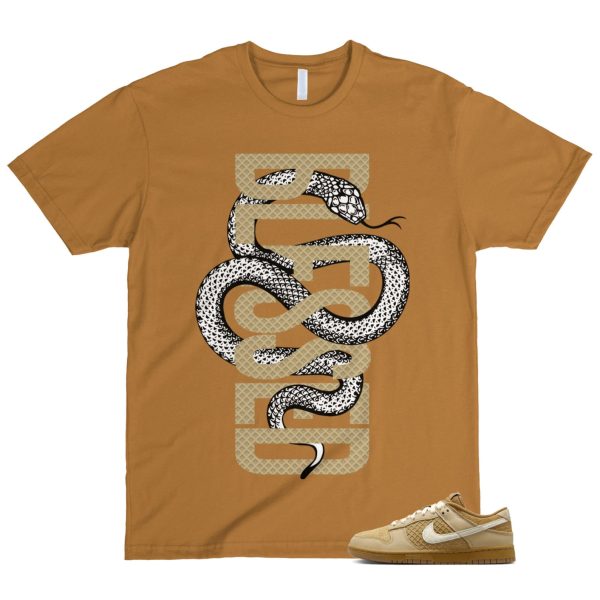 Dunk Waffle Wheat Coconut Milk Sesame Black Total Orange Low T Shirt Match SNAKEBLS ,FZ4041-744 Jezsport.com