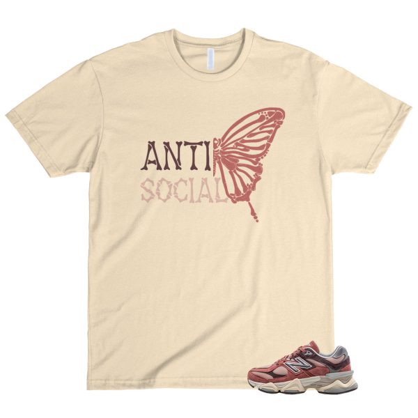 New Balance 9060 Cherry Blossom Mineral Red Truffle Rain Cloud T Shirt Match ASB Jezsport.com